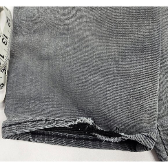 Levis 511‎ Gray Slim Fit Stretch Jeans 30X32  Red Tab (R) Tag Distressed - Picture 13 of 14